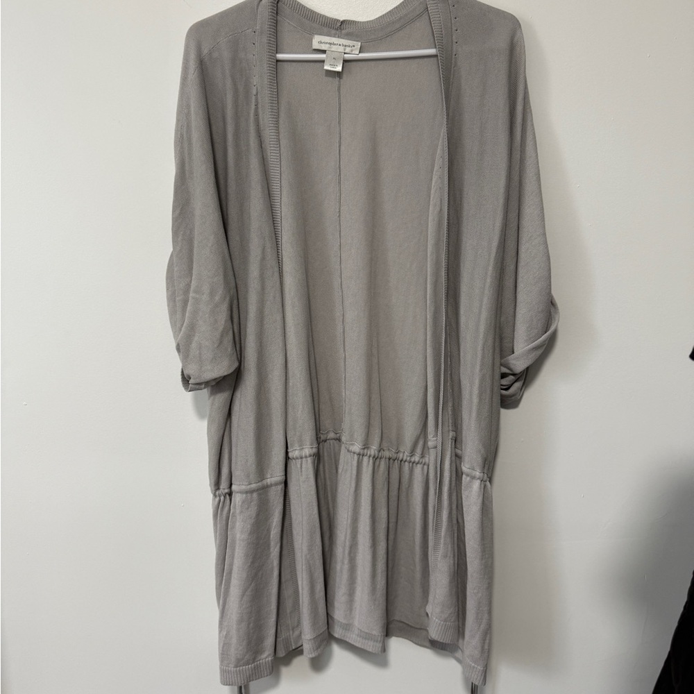 Christopher & Banks Light Gray Cardigan‎ Women’s